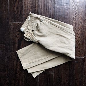tan levi’s 115 pants • slim w28